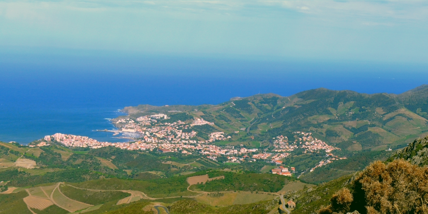 Banyuls-sur-Mer vue port touristique