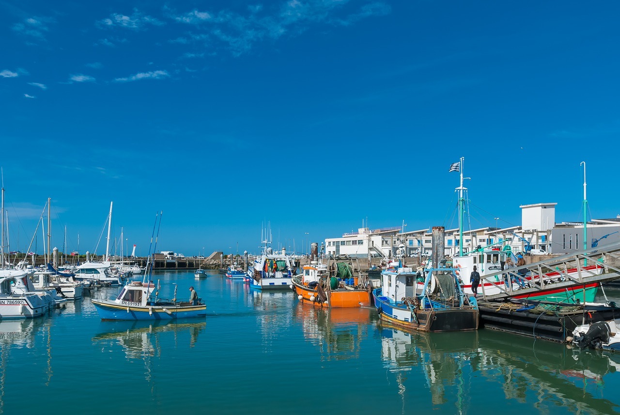 Port de pêche de la Turballe par beau temps